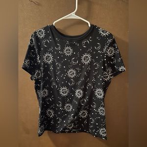 Women’s Shirt- XL- Moon, Sun & Stars